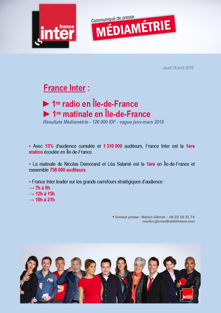 2018-04-26 - CP, France Inter